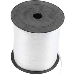 1 Roll Balloon Ribbon 225m 5mm for Wedding PartyWhite