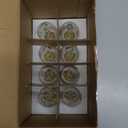 GE Relax LED Light Bulbs 60W, Soft White Candle Lights, Clear Decorative Light Bulbs, Small Base (8 Pack)