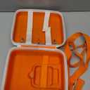 casmilee Case Compatible with Yoto Mini Kids Audio & Music Player, Portable Radio Storage Holder for Children Speaker Headphone, Charging Cable and Up to 160 Audiobook Welcome Cards- White (Box Only