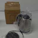 DEZIN Electric Kettle Upgraded, BPA Free 2L Stainless Steel Tea Kettle, Fast Boil Water Warmer with Auto Shut Off and Boil Dry Protection Tech for Coffee, Tea, Beverages (Black Silver)