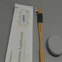 AmazerBath Lotion Applicator for Back, Feet, 4 Replaceable Pads with Long Handle, Back Sunscreen Applicator for Elderly, Women, Apply Cream Medicine Skin Cream Moisturizer Sunscreen Tanner, Gray