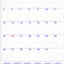 AT-A-GLANCE 2025 Wall Calendar, 20" x 30", Extra Large (PM42825)