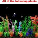 CousDUoBe 30 Pack Artificial Aquarium Plants, Full Set of Fish Tank Decorations, Various Sizes, Perfect Match (5.2 "-15.7") (30 Pack)