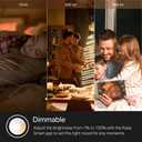 Kasa Smart Light Bulbs, Full Color Changing Dimmable Smart WiFi Bulbs Compatible with Alexa and Google Home, A19, 60 W 800 Lumens,2.4Ghz only, No Hub Required, 2-Pack (KL125P2), Multicolor