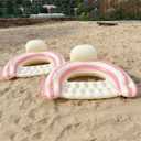 2PCS Pool Swim Ring Inflatable Pool Floats Water Fun Large Adult Swimming Pool Float for Beach Lake Summer Holiday Beach Party