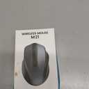 Wireless Mouse for Laptop, 2.4GHz Computer Mouse with USB-A Port &USB-C Adapter, Cordless Office Mice with 6 Buttons & 3 Level DPI for Small to Medium Hands, Work with PC, Desktop, Tablet - M21