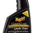 Meguiar's G7716 Gold Class Carnauba Quik Wax, Special Blend for Richness and Shine, Clear Coat Safe Meguiar's Quik Wax, Spray that Leaves Lasting Results without Residue, 16 Oz Containe