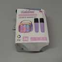 FLUESTON Mini Karaoke Machine for Kids Adults, Portable Bluetooth Speaker with 2 Wireless Microphones, Toys for Girls Ages 3, 4, 5, 6, 7, 8, 9,10,11+ Years Old, Birthday Easter Basket Stuffer for Kids