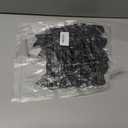 Syhood 30 Pcs Burlap Bows Christmas Knot Handmade Ribbon Natural Rustic Burlap Bows Wreath Decorative Bowknot Ornaments for Christmas Tree Home Decoration Festival Party Supplies(Black)