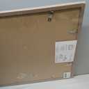 JCJMY 18x18 Picture Frame Rustic Brown with 14x14 Mat, Display Photo 14x14 with Mat or 18 x 18 Without Mat, Wall Hanging Large 18x18 Poster Frame with Shatter Resistant Plexiglass, Rustic Brown