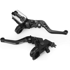 LKV Motorcycle Clutch Brake Levers Set - Universal 7/ 8" 22mm Handlebar Brake Master Cylinder Clutch Lever Left & Right Set for Honda Yamaha Kawasaki Suzuki