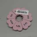 MOLN HYMY Large Weekly Pill Organizer, Girly Pill Box 7 Day, Purple Pink Daily Vitamin Holder for Fish Oil/Medicine/Supplements