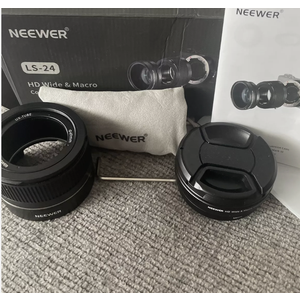 NEEWER LS-24. HD Wide & Macro Conversion Lens. 0.75x for Canon G7X Mark III.