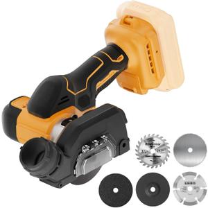 Cordless Cut Off Tool compatible with Dewalt 20V MAX Battery, AODERTI Rotorazer Saw Brushless and Compact, Tile Cutter 10,000RPM, 5 Saw 3 Blades for Metal, Wood, Tile and Plastic (Bare Tool Only)