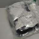 FUAMEY Dog Coat for Large Dogs,Waterproof Dog Winter Jacket with Harness Built in Puppy Cold Weather Coats Reflective Pet Vest with Zipper Warm Fleece Dogs Snowsuit Windproof Black XXXL (XXXL(chest:43in))