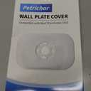 Petrichor Nest Thermostat Wall Plate - Compatible with Google Nest Thermostat 2020 - Nest Thermostat Trim Kit, Nest Thermostat Wall Plate Cover Accessory Easy Installation - Snow (White)