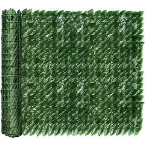 Artificial Ivy Privacy Fence Screen, 100x40 inch Faux Hedge Fence Panel Greenery Vines, Balcony Privacy Screen Decoration for Patio, Balcony, Wall, Backyard Indoor Outdoor 