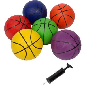 Trademark Innovations 29.5" Size 7 Regulation Size Basketballs - Set of 6