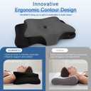 Pain Relief Cervical Pillow for Neck Support, Adjustable Ergonomic Pillow Cozy Sleeping, Odorless Orthopedic Memory Foam Pillows, Contour Bed Pillow for Side Back Stomach Sleeper