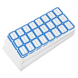 MECCANIXITY File Folder Labels Name Filing Self Adhesive Stickers 1.5x1 Inch for Office, Laboratory Classification, Jars, Bottles, Blue (24 Labels/Sheet), 48 Sheets