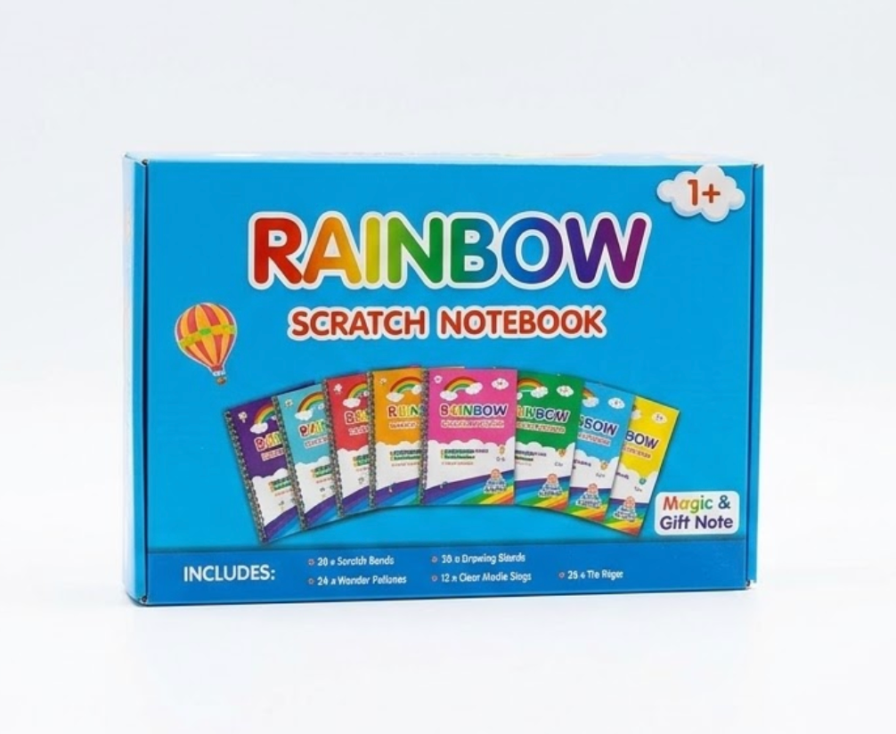 Art Books for Kids Scratch Art Paper Rainbow Scratch Art  Notebook for Best Gifts