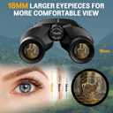 15x25 HD Binoculars for Adults Kids: Wozel Durable & Clear Binoculars Easy Focus