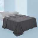 Bedsure Cooling Blankets for Hot Sleepers - Summer Blanket Queen Size, Cold and Lightweight Gift for Night Sweats, Ice Cooled Breathable Comforter for Bed, Dark Grey, 90x90 Inches