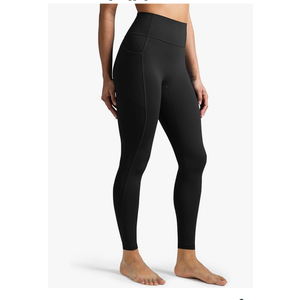 Colorfulkoala Women's Dreamlux High-Waisted No Front Seam Yoga Leggings with Pockets, 2XL