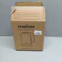 Stariver 2.5L Large Electric Kettle, BPA Free Stainless Steel Water Heater, Fast Boil Electric Tea Kettle, Water Boiler with Auto Shut-Off & Boil-Dry Protection for Family (10-12 Cups) (Black Silver)