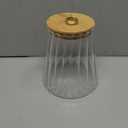 Viovian 50 FL OZ Large Glass Storage Jar with Lid Coffee Nuts Canister Vintage Clear Decorative Glass Jars for Food Coffee Beans Cookie Candy Flour