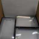 12 Pack XXX-Large Modular Clear Plastic Stackable Shoe Storage Organizer for Closet, Space Saving Versatile Sneaker Shoe Rack Containers Bins Holders, Portable Closet Organizers and Storage, Black