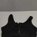 BRABIC Wireless Zip Front Closure Bras for Women No Underwire Full Coverage Comfort Everyday Post Surgery Compression Bra L