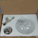 EDISHINE Modern Pendant Lights Kitchen Island, Clear Glass Shade, Gold and Farmhouse Adjustable Hanging Light for Dining, Sink, Bathroom, Hallway,