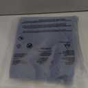 Mens Elastic Waist Jeans Relaxed Fit Stretch Denim Pants Straight Leg Jean with Zipper (Large, Blue)