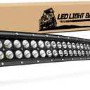 Nilight - 71014C-A 42" 240W Spot Flood Combo High Power LED Driving Lamp LED Light Bar Off Road Fog Driving Work Lights for SUV Boat Jeep Lamp