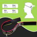 TEKXYZ Reflex Ball with Counter App & Online Community, 2 Difficulty Levels Boxing Ball with Headband, Perfect for Reaction, Agility, Punching Speed, Fight Skill & Hand Eye Coordination Training (Black/Red)