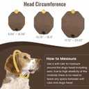 IDOMIK Dog Calming Hoodie No Shake Ear Wraps for Dogs, Quiet Head Covers for Noise Reduction & Anxiety Relief, Dog Ear Covers Muffs Head Wraps for Bath Hematoma Grooming Firework Force Drying, L