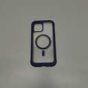 Miracase Magnetic for iPhone 12 Pro Max Case [Compatible with MagSafe] Full-Body Phone case with Built-in Glass Screen Protector& Camera Protector, Military Drop Proof 12 Pro Max Cover, Blue