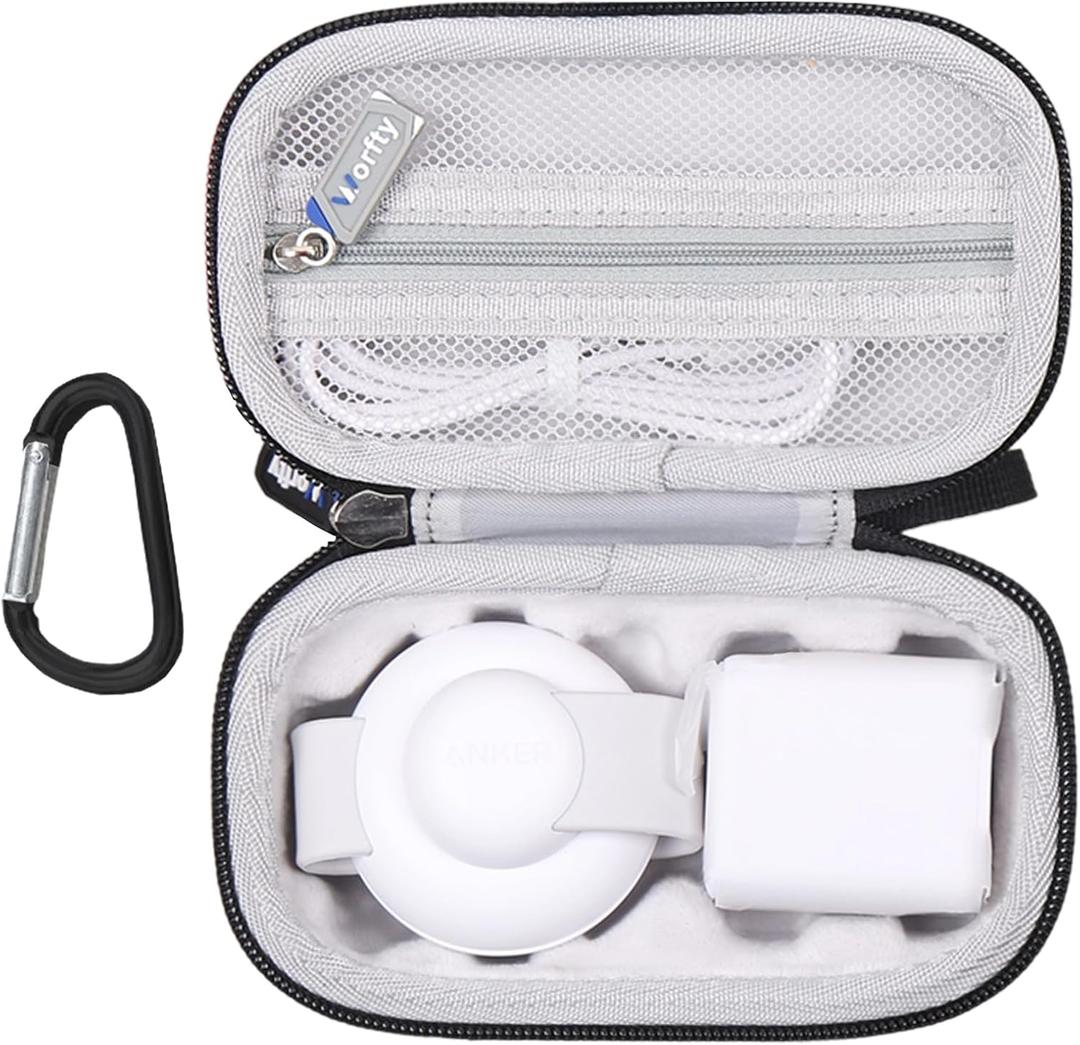 Case for Anker MagSafe Compatible MagGo UFO 3-in-1 Charger, Storage Case Compatible with Anker MagGo UFO 3-in-1 Charger 15W Wireless Charger Station (Box Only, Black)