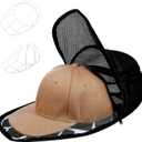Wash Hat Baseball Hats Cleaner, Baseball Cap Cleaner, Mesh Caps Washing Cage for Keep Your Caps In Shape While Wash and Drying, Black