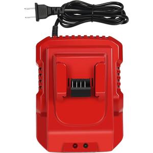 Rapid Battery Charger Station for Milwaukee M18 Charger Compatible with Milwaukee 18V Lithium Battery (red)