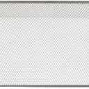HAHIYO Stackable Mesh Tray Cup 15 x 6 x 2 inches Sturdy Container for Desk Drawer Organizer Collection for Home Office School kitchen Soft Foam Feet No Sharp Edges 1 Pack Silver