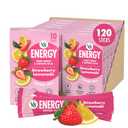 V8 Energy Strawberry Lemonade Energy Drink Powder, .10 oz Packet (120 Count)