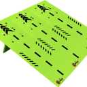 RC Car Jump Ramp Takeoff Board RC Ramp for Jumping Stunt Playset for 1/14 1/16 1/18 1/24 Remote Control Model Car (Green)