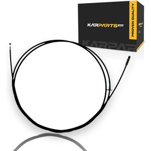 KarParts360 For Toyota Prius 2004 05 06 07 08 2009 Hood Release Cable | Black | Plastic/Metal | With Handle | Replacement For 5363047030