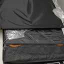 Truck Dog Seat Cover for Back Seat, Hard Bottom Dog Hammock Support to 450 lbs, Waterproof & Scratch-Proof Pet Bed Extender for Full Size Crew Cab Truck SUVs F150/RAM1500/Silverado, Black