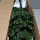 4.5Ft PVC Pre-lit Christmas Tree Hinged 200 LED Light Metal