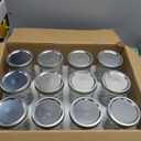 VERONES Wide Mouth Mason Jars 22oz, 12 Pack 22 oz Wide Mouth Mason Jars with Lids and Bands, Ideal for Jam, Honey, Wedding Favors, Shower Favors