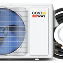 Heater, 20 SEER2 115V Wall-Mounted Ductless AC Unit Cools Rooms up to 750 Sq. Ft, Energy Efficient Inverter AC with Heat Pump (Blast Series)