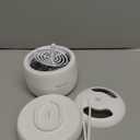 2025 Upgraded Ultrasonic Retainer Cleaner Machine,Separate Retainer Cleaner for Night Guards, Braces, Aligner, Jewelry, 4 Modes Denture Cleaner & Removable Base and Top Cover(White)